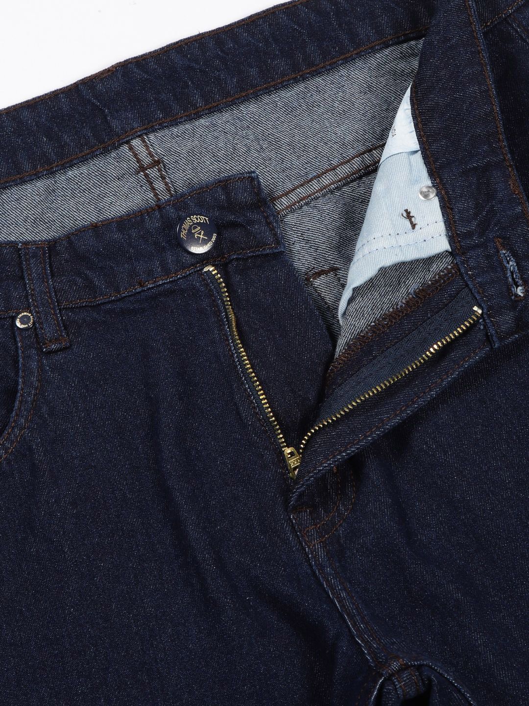Thomas Scott Men Smart Pure Cotton Relaxed Fit Jeans