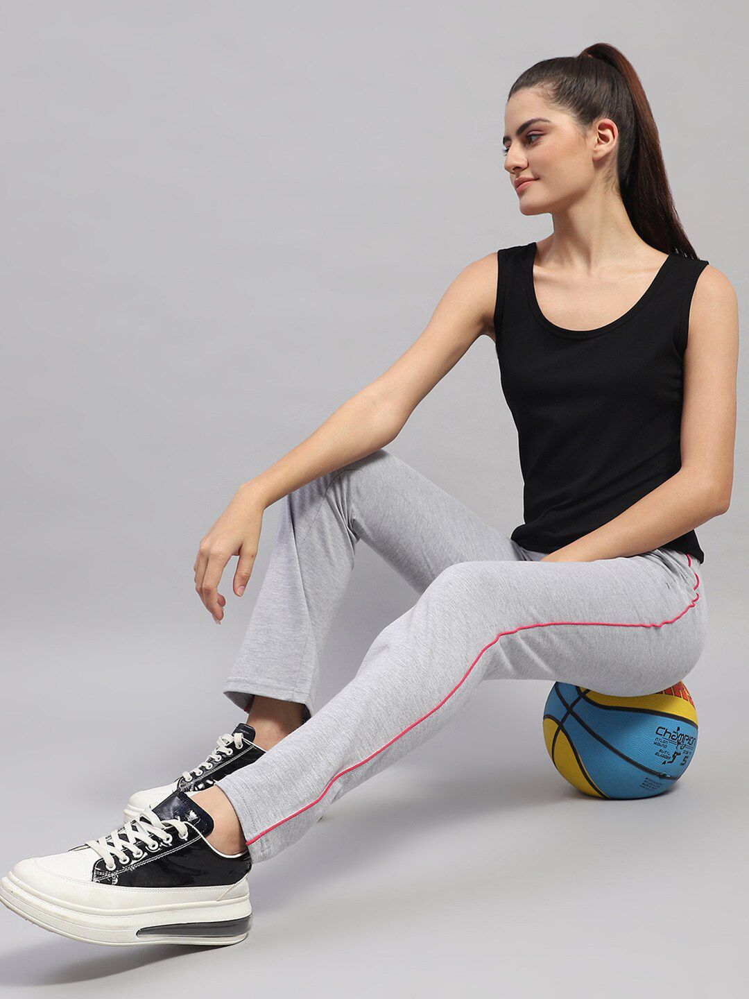 Monte Carlo Women Mid-Rise Regular Fit Track Pants