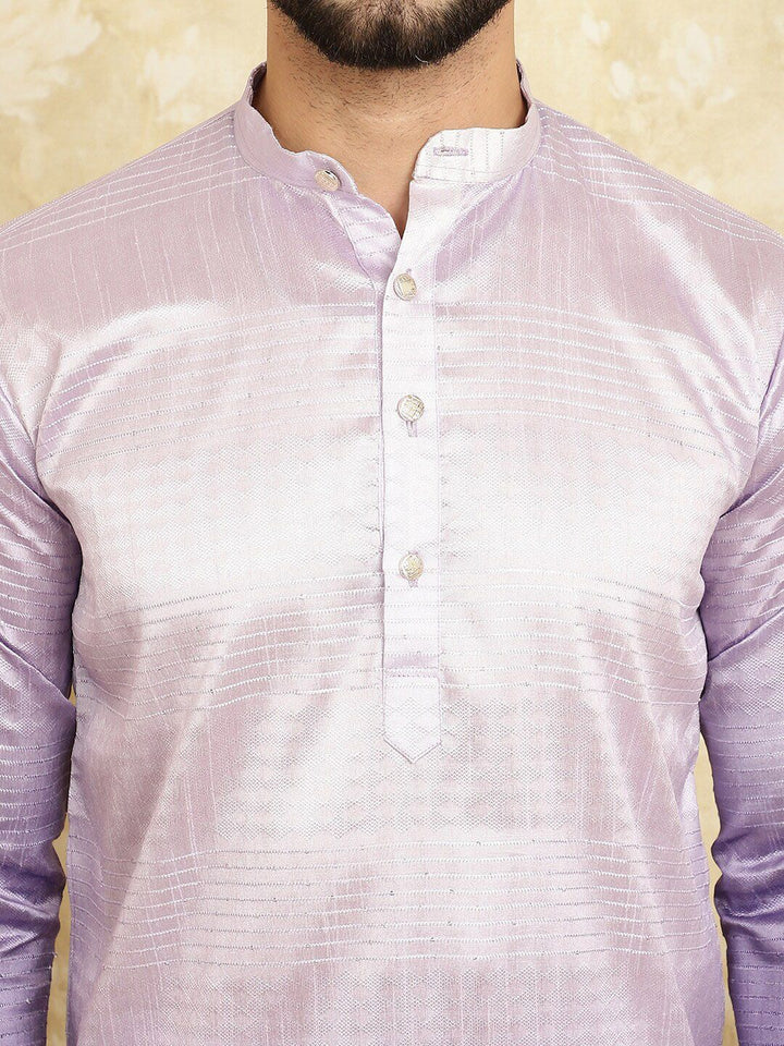 SOJANYA Ombre Dyed Band Collar Straight Kurta with Churidar