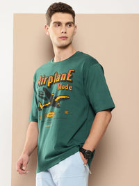 Difference of Opinion Men Graphic Printed Oversized T-shirt