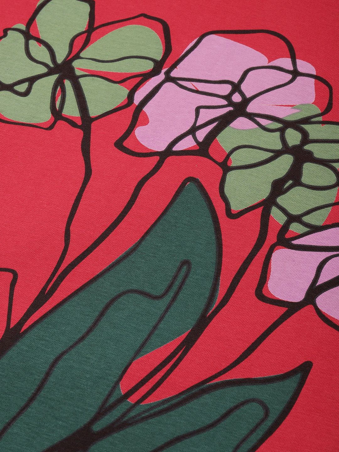 DILLINGER Printed Oversized Pure Cotton T-shirt