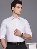 Raymond Slim Fit Micro Ditsy Printed Pure Cotton Formal Shirt