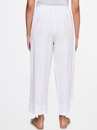 Global Desi Women Mid Rise Plain Straight Fit Trousers