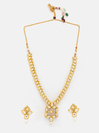 Priyaasi Gold-Plated Kundan-Studded Jewellery Set