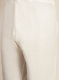 SOJANYA Men Woven Design Kurta with Churidar with Nehru Jacket