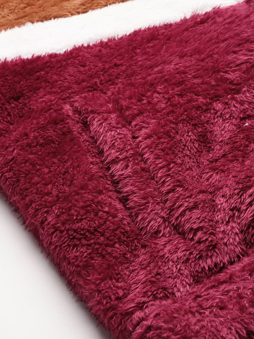 DressBerry Striped Faux Fur Jacket