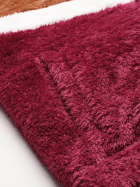 DressBerry Striped Faux Fur Jacket