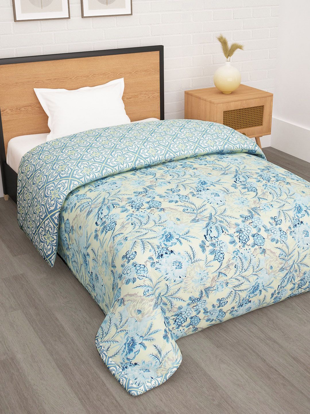 Story@home Printed Ac Room 180GSM Reversible Single Bed Comforter
