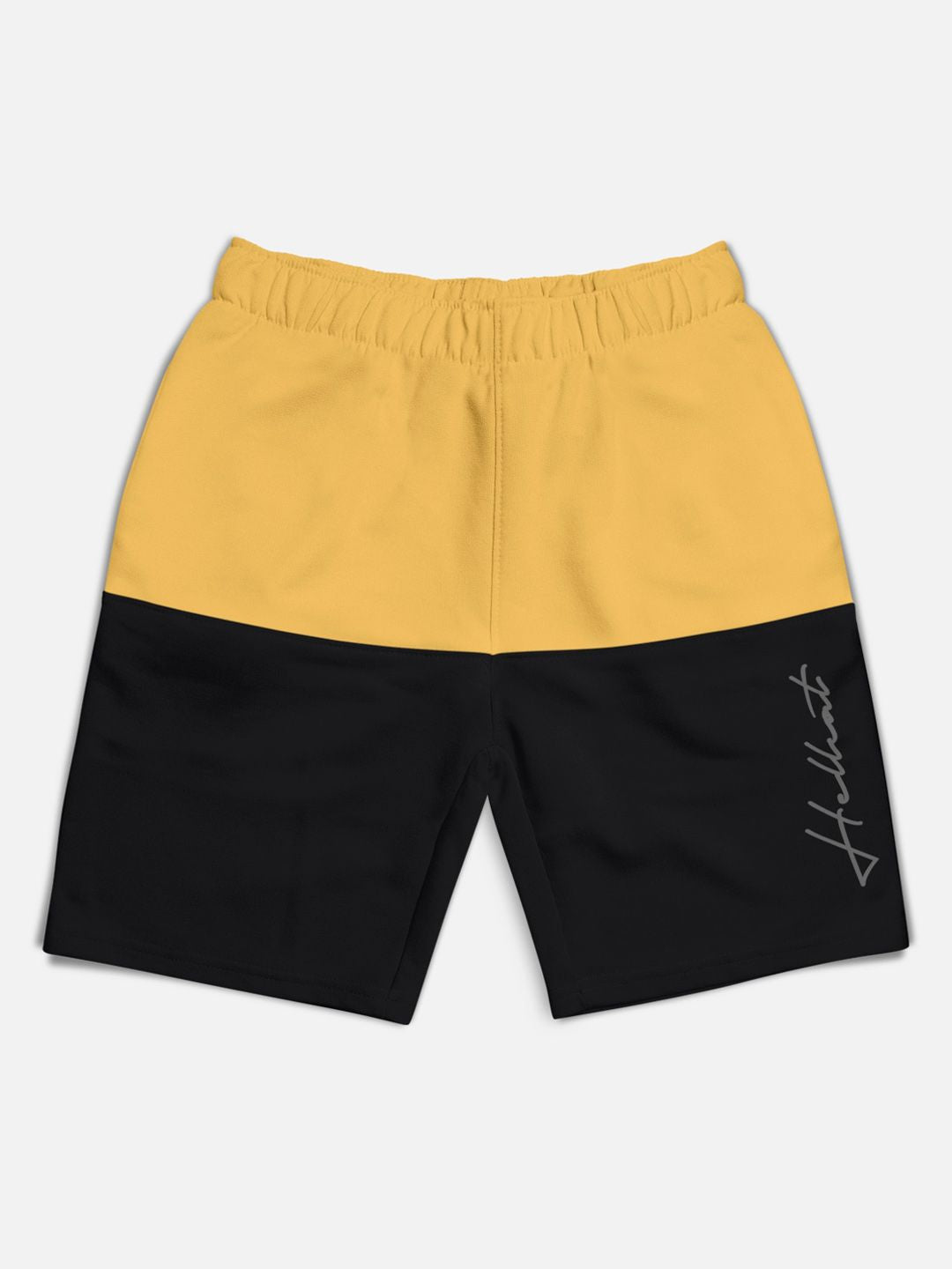 HELLCAT Boys Pack of 5 Typography Printed Cotton Mid-Rise Shorts