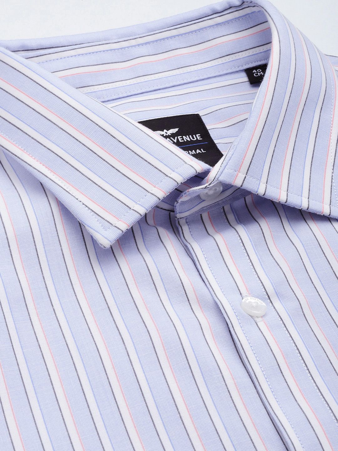 Park Avenue Slim Fit Vertical Stripes Formal Shirt