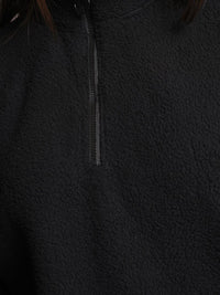 Tokyo Talkies Black High Neck Besar Pullover Sweatshirt