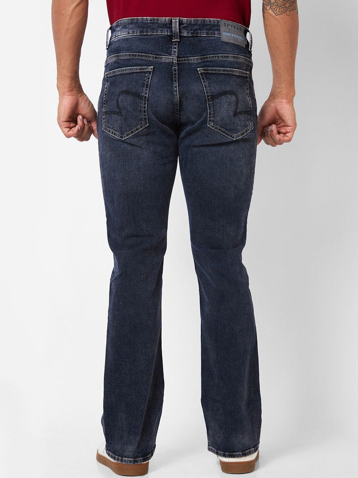 SPYKAR Men Mid-Rise Light Fade Clean Look Bootcut Stretchable Jeans