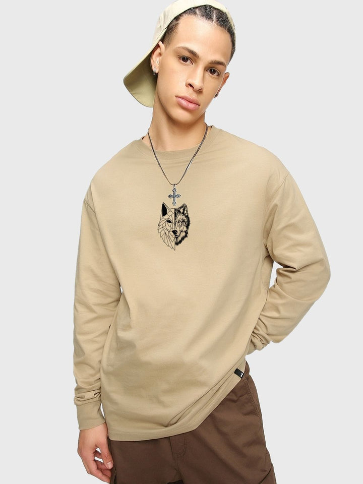 Bewakoof Graphic Printed Pure Cotton Oversized Fit T-shirt