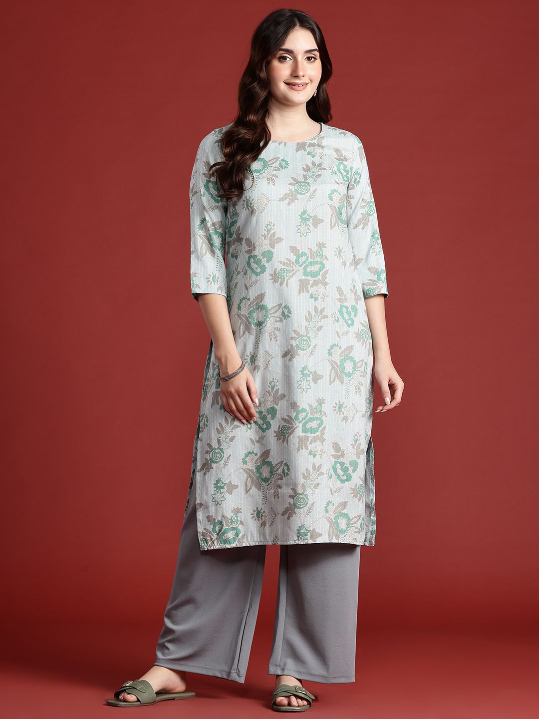 Anouk Women Floral Printed Kurta