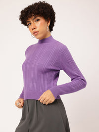 DressBerry Pure Acrylic Ribbed Pullover