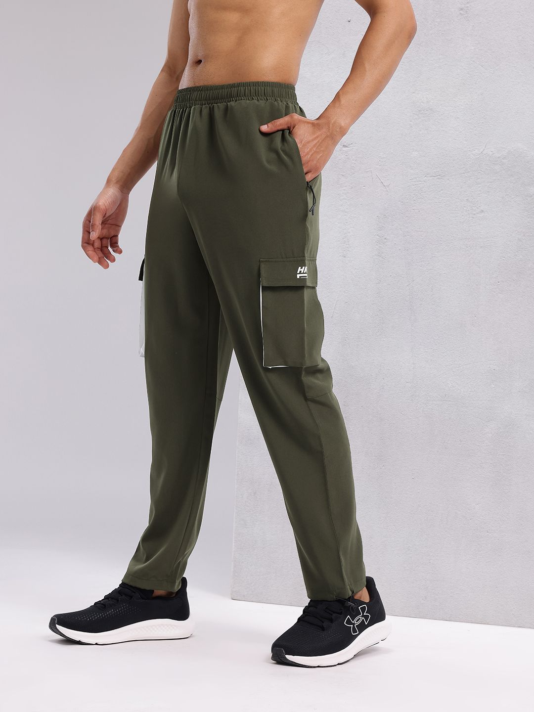 HRX by Hrithik Roshan Men Cargo Training Track Pants