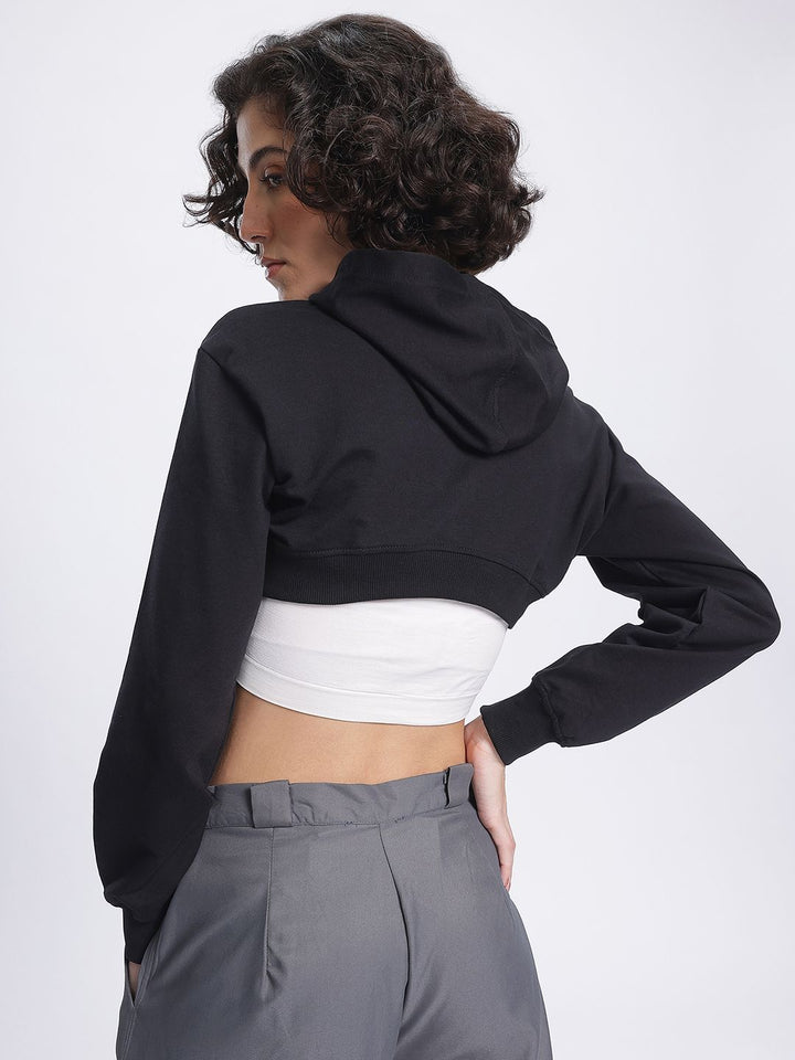 DressBerry Cropped Hooded Sweatshirt
