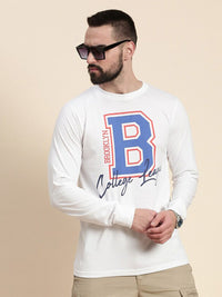 DILLINGER Typography Printed Round Neck Cotton Regular T-shirt