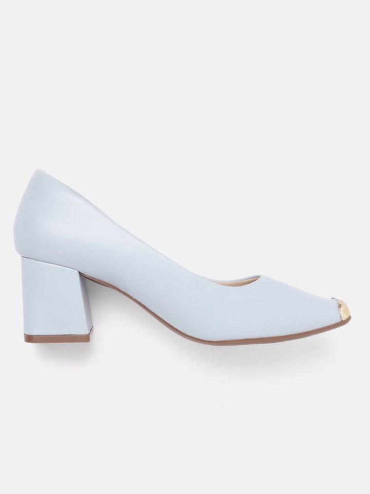Lino Perros Embellished Detail Block Heels Pumps