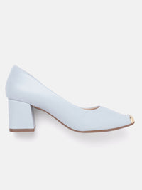 Lino Perros Embellished Detail Block Heels Pumps