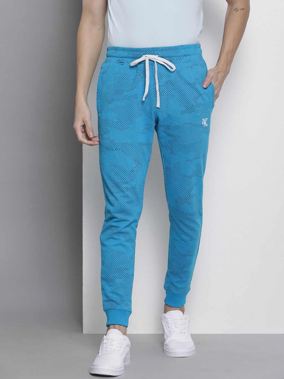 The Indian Garage Co Men Printed Slim Fit Joggers