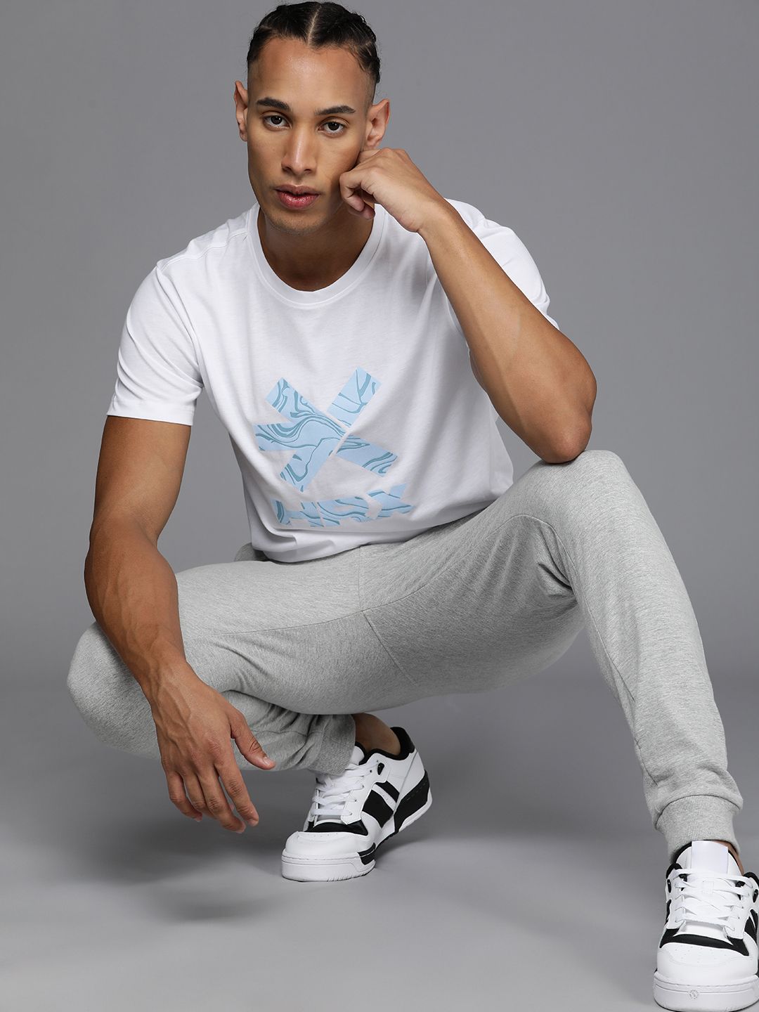 HRX by Hrithik Roshan ATHFLOW Brand Logo Printed T-shirt