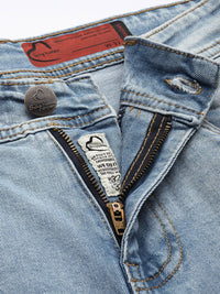 Being Human Men Straight Fit Light Fade Stretchable Jeans