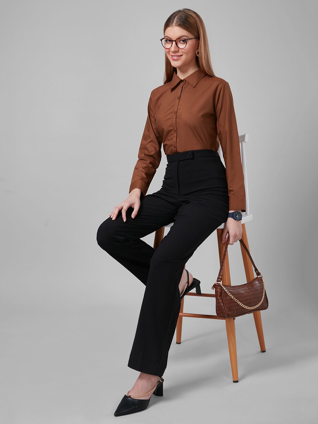Style Quotient Women Smart Formal Shirt