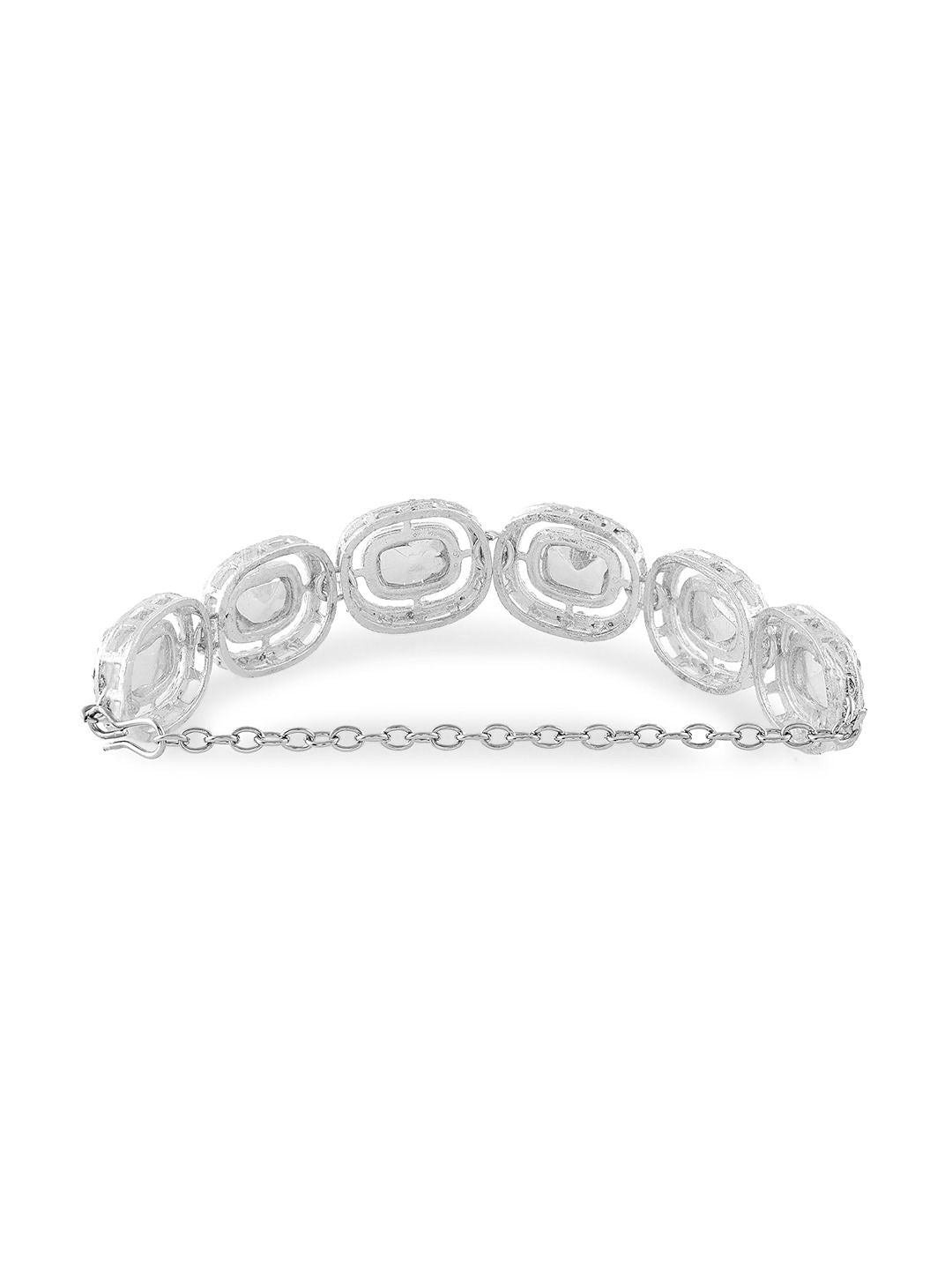 Gelang Sampul Perak Antik Wanita Zaveri Pearls