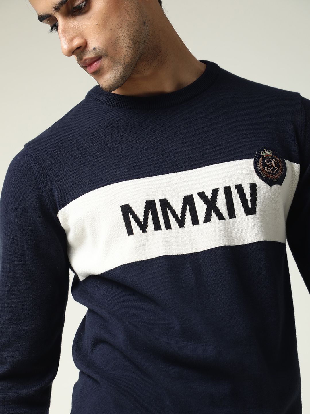 RARE RABBIT Men Since Slim Fit Typography Printed Sweatshirt