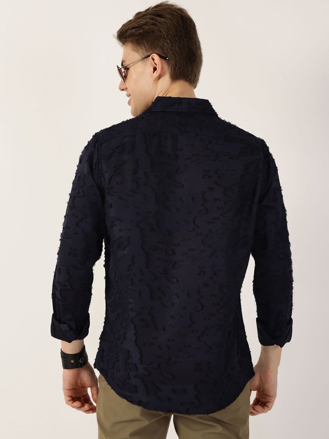 Thomas Scott Men Premium Slim Fit Opaque Casual Shirt