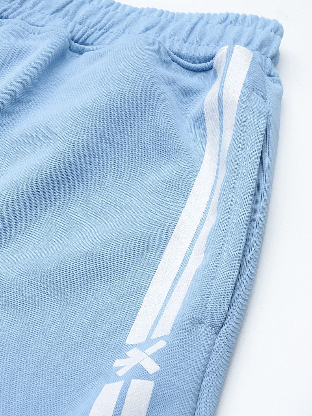 HRX by Hrithik Roshan Striped Detail Rapid-Dry Running Zip-Up Tracksuit