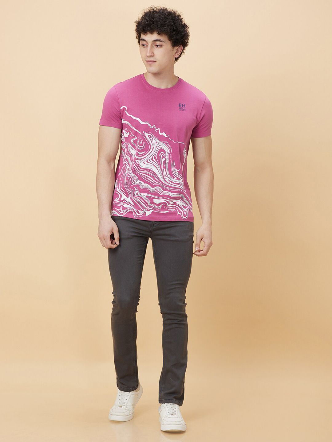 Being Human Graphic Printed Pure Cotton T-shirt