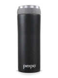 Pexpo Black CRYPTO-ISI Certified Thermosteel Hot and Cold flask Insulated tumbler 430ml
