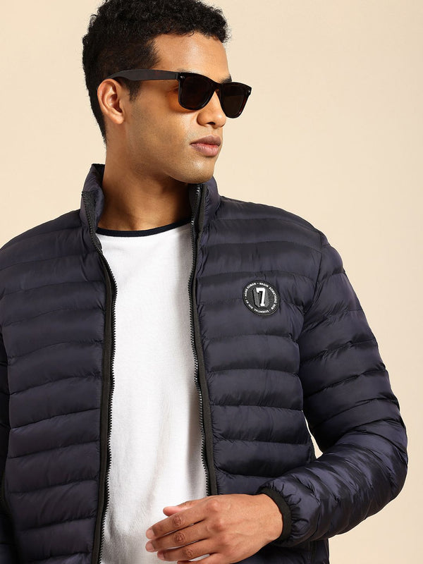 Being Human Puffer Jacket with Applique