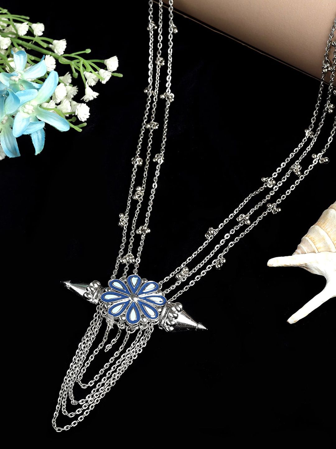Kalung bersalut perak Karatcart