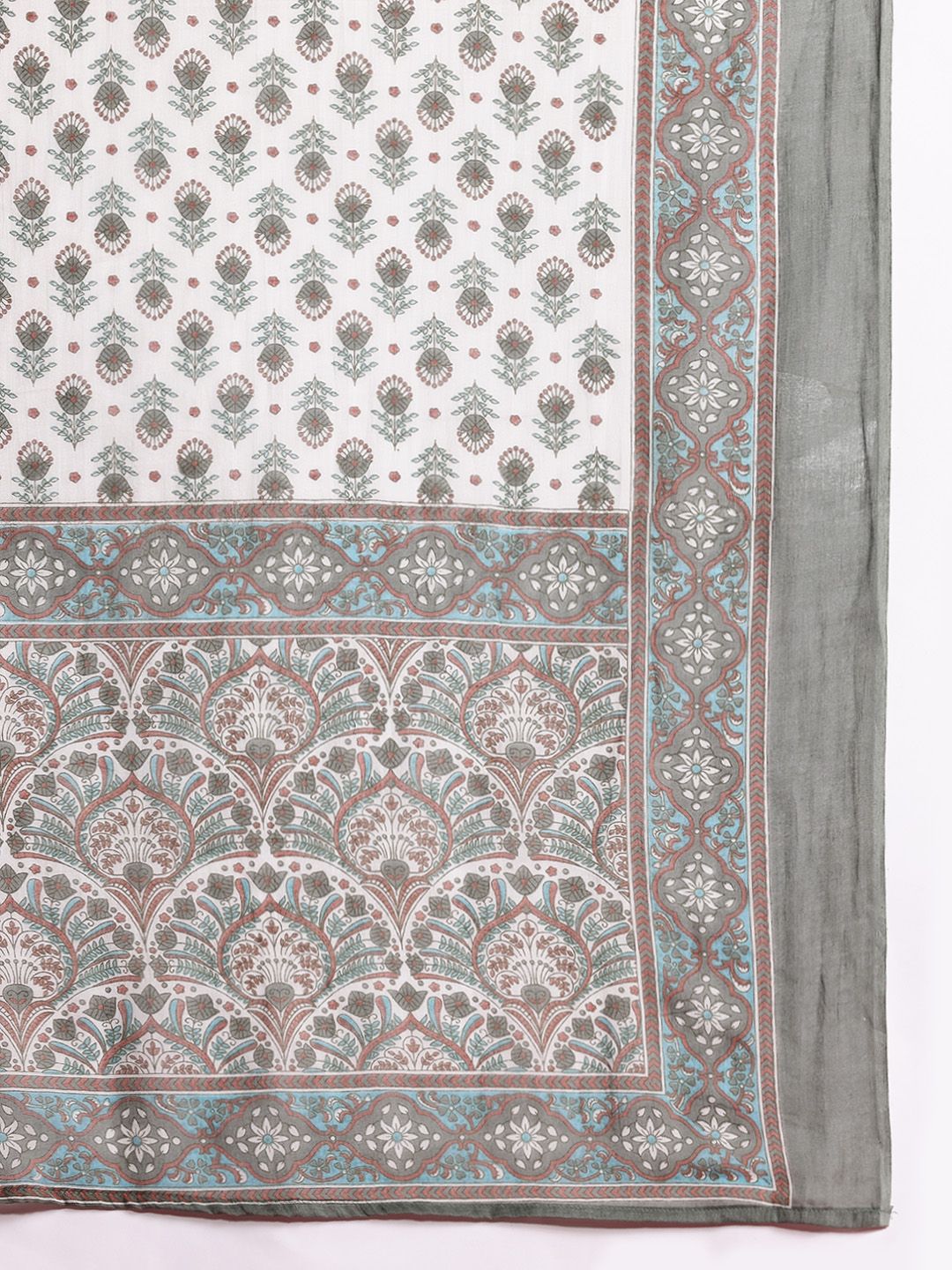 Anouk Ethnic Motifs Printed Kurta with Trousers & With Dupatta