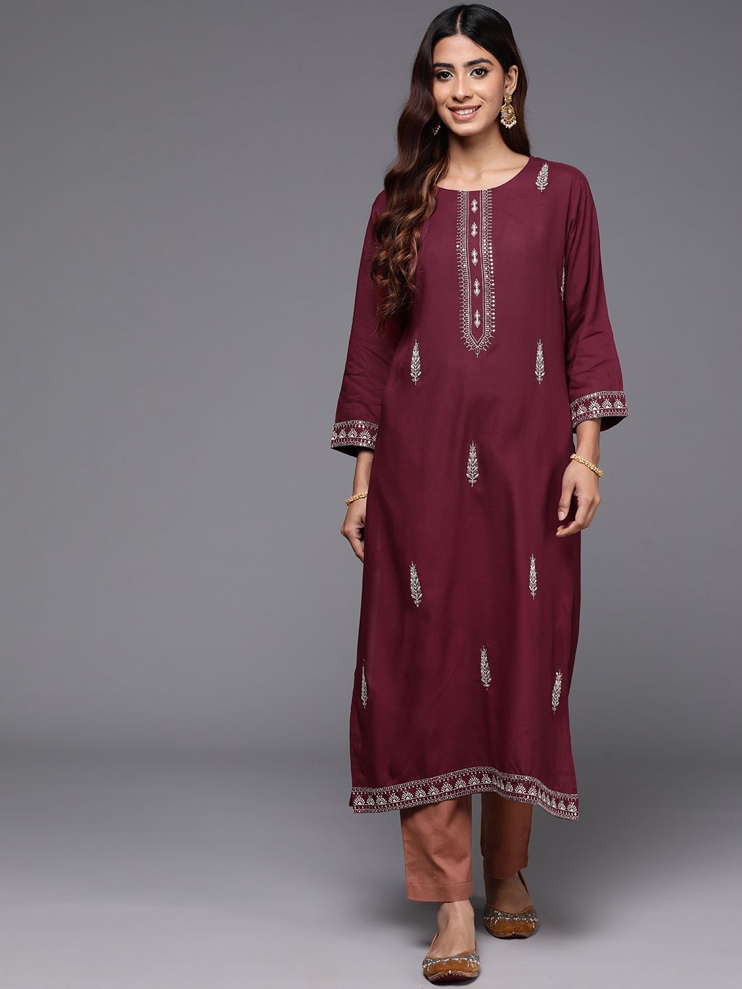 Indo Era Ethnic Motifs Embroidered Kurta