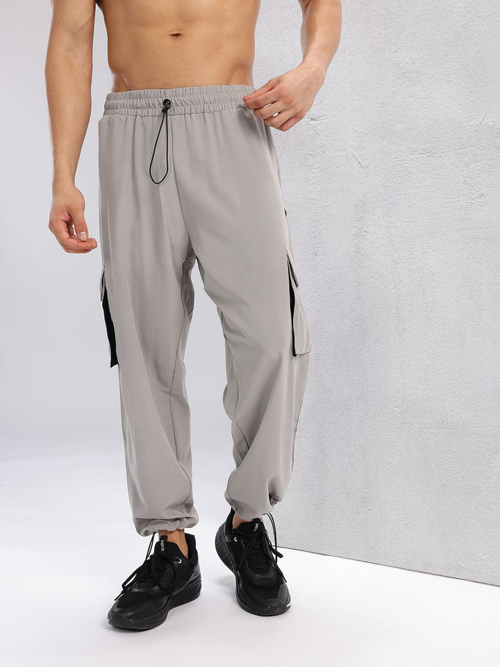 HRX by Hrithik Roshan Men Cargo-Style Training Parachute Track Pants