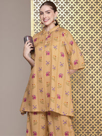 House of Pataudi Women Floral Printed Regular Jashn Kurta With Palazzos