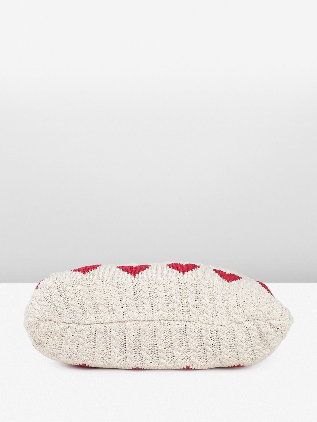 DressBerry Heart Crocheted Shopper Tote Bag