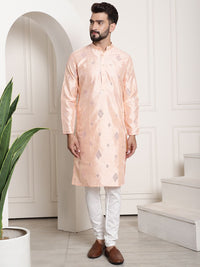SOJANYA Mandarin Collar Regular Mirror Work Kurta with Pyjamas