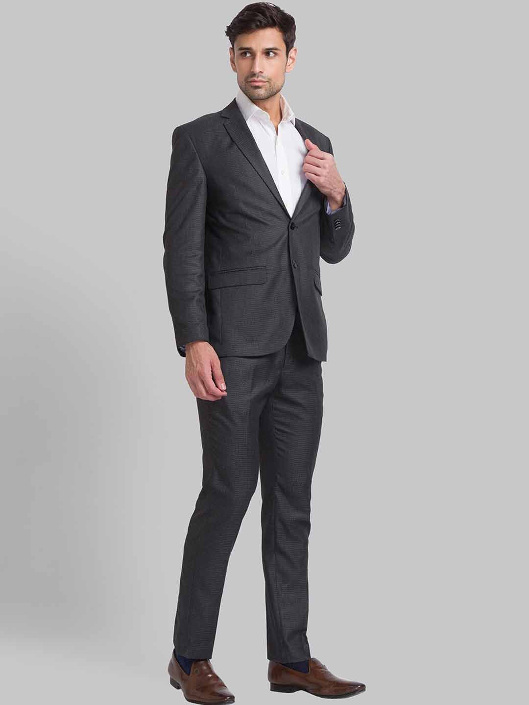 Park Avenue Men Single-Breasted Super Slim-Fit 2-Piece Suit