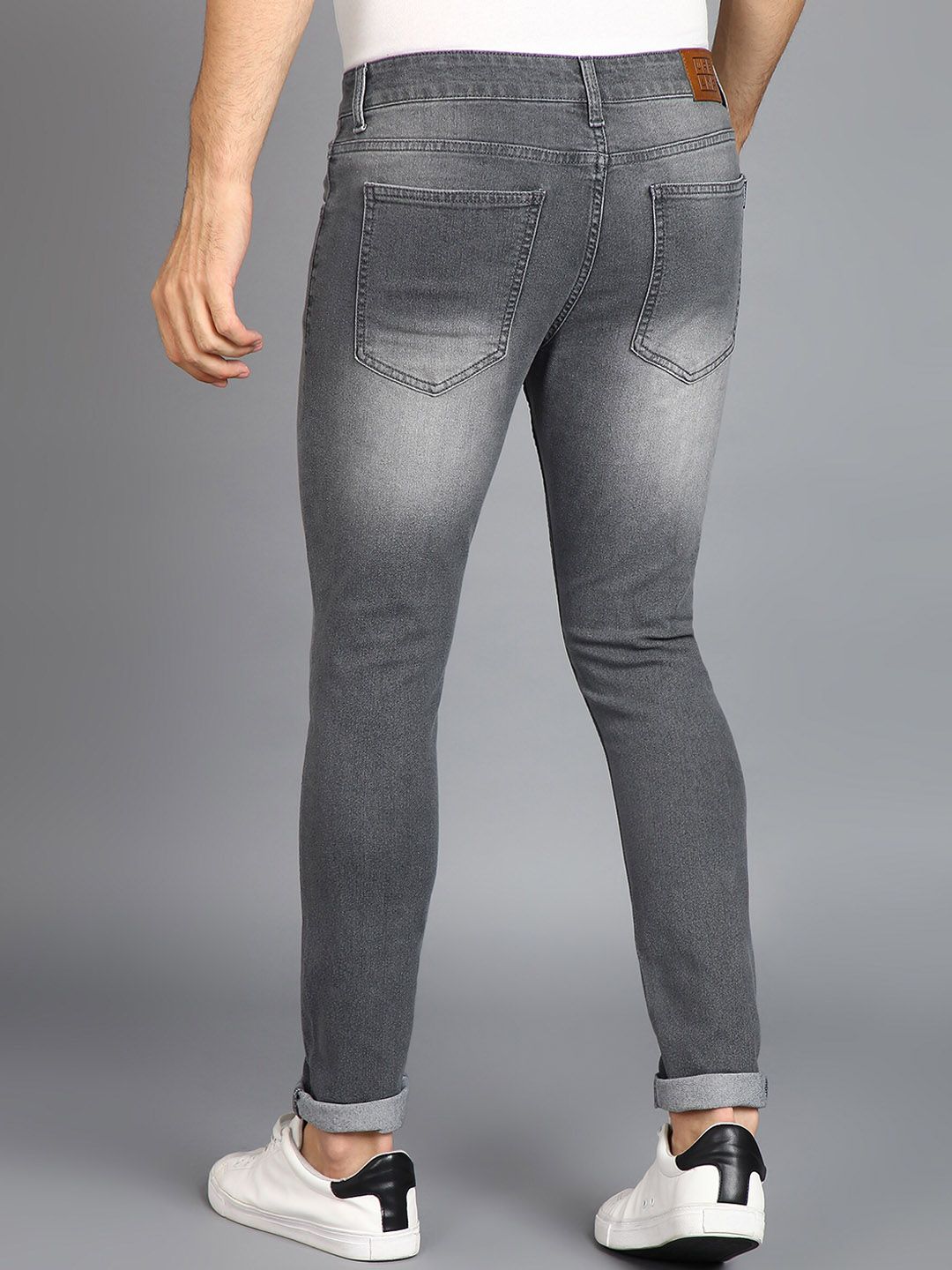 Urbano Fashion Men Clean Look Light Fade Stretchable Jeans