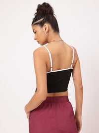 DressBerry Street-Style Core Ribbed Cami Crop Top