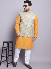 SOJANYA PLUS Kurta With Pyjamas & Nehru Jacket