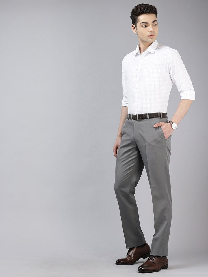 Park Avenue Men Smart Fit Formal Trousers
