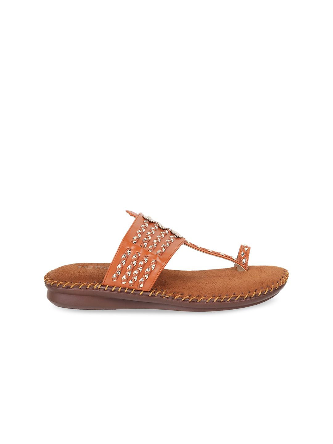 Metro Embellished One Toe Flats