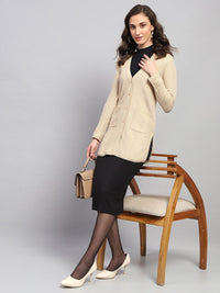 Monte Carlo Self-Striped Longline Cardigan