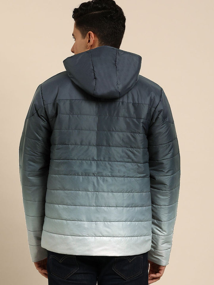 Being Human Men Ombre Hooded Padded Jacket